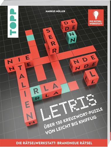 Beispielbild fr LETRIS ? Die neue Rtselart fr alle Fans von Kreuzwortrtseln. Innovation aus der Rtselwerkstatt!: ber 130 Buchstaben-Puzzles von einfach bis knifflig. Mit Anleitung und Lsungen zum Verkauf von medimops