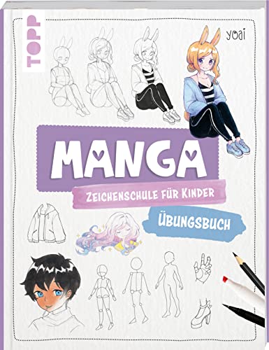 Stock image for Manga-Zeichenschule fr Kinder bungsbuch: Mit gezieltem Training Schritt fr Schritt zum Mangaka for sale by medimops
