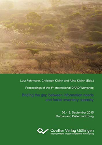 9783736991569: Proceedings of the 5th International Workshop on The role of forests for future global development. Addressing information needs for sustainable management of forest resources