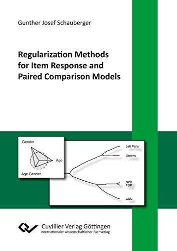 Stock image for Regularization Methods for Item Response and Paired Comparison Models for sale by Buchpark