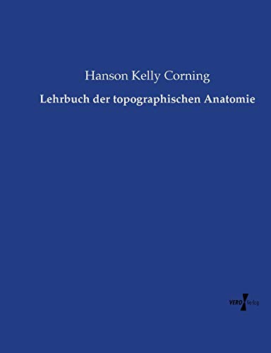 9783737213516: Lehrbuch der topographischen Anatomie