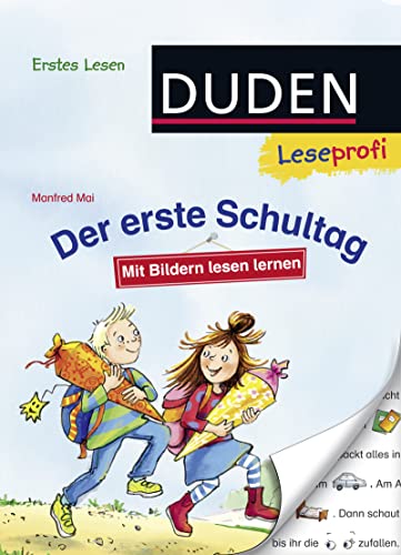 Stock image for Duden Leseprofi - Mit Bildern lesen lernen: Der erste Schultag, Erstes Lesen for sale by WorldofBooks