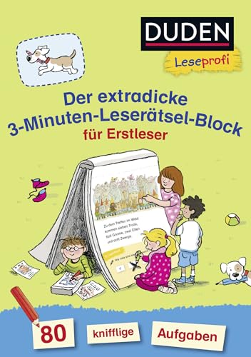 Beispielbild fr Duden Leseprofi ? Der extradicke 3-Minuten-Lesertsel-Block fr Erstleser (DUDEN Leseprofi Minuten Lesertsel) zum Verkauf von medimops