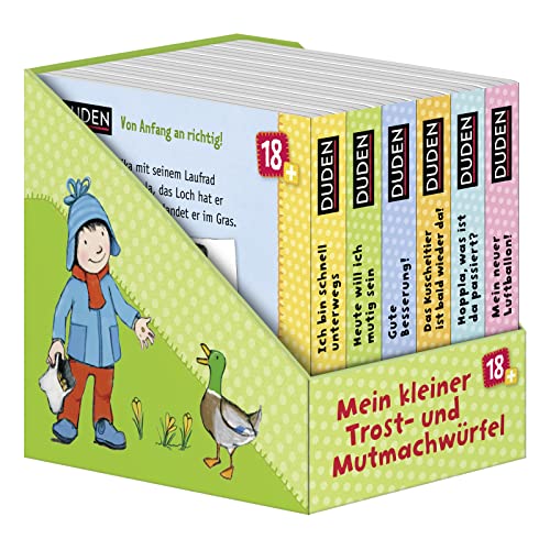 Stock image for Duden 18+: Mein kleiner Trost-und-Mutmach-Wrfel -Language: german for sale by GreatBookPrices