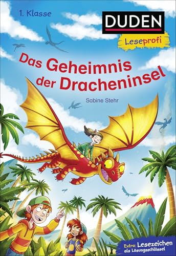 Stock image for Duden Leseprofi ? Das Geheimnis der Dracheninsel, 1. Klasse: Kinderbuch fr Erstleser ab 6 Jahren (Lesen lernen 1. Klasse, Band 39) for sale by medimops