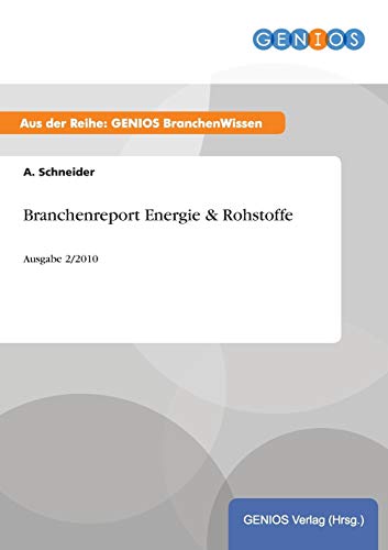 Stock image for Branchenreport Energie & Rohstoffe: Ausgabe 2/2010 (German Edition) for sale by Lucky's Textbooks