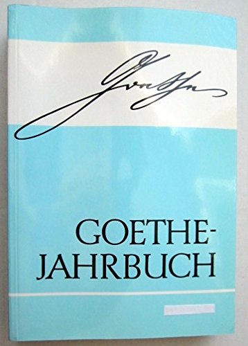 Beispielbild fr Goethe Jahrbuch 1986 - Einhundertunddritter 103. Band der Gesamtfolge zum Verkauf von Antiquariat Machte-Buch