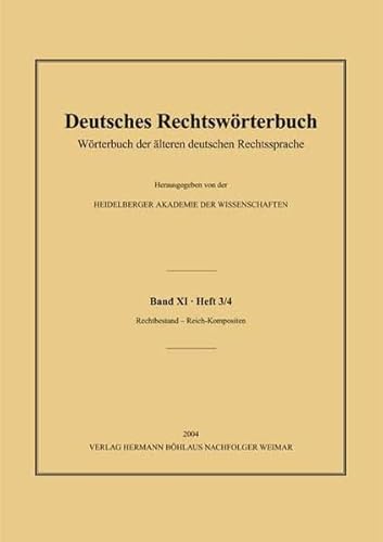 Stock image for Deutsches Rechtswrterbuch for sale by Blackwell's