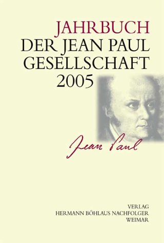 9783740012175: Jahrbuch der Jean Paul Gesellschaft 2005