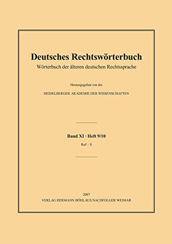 Imagen de archivo de Deutsches Rechtswrterbuch a la venta por Blackwell's