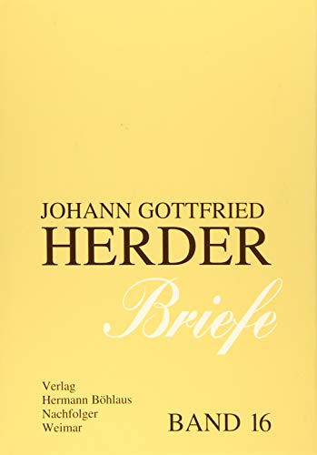 Stock image for Johann Gottfried Herder. Briefe for sale by Blackwell's