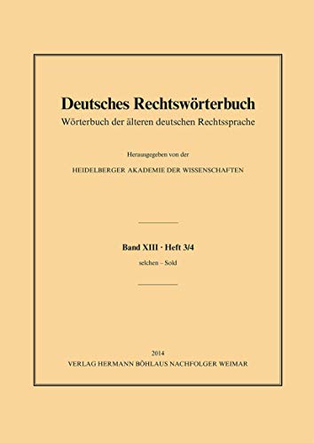 Stock image for Deutsches Rechtswrterbuch for sale by Blackwell's