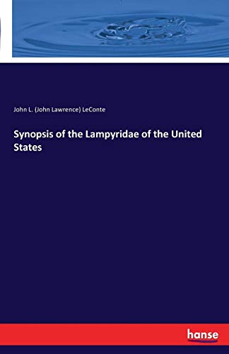 Beispielbild fr Synopsis of the Lampyridae of the United States zum Verkauf von Chiron Media