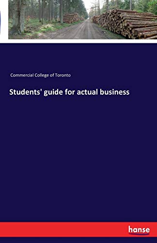 Stock image for Students' guide for actual business for sale by Chiron Media
