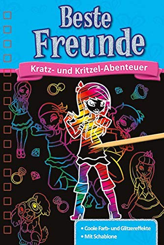 9783741502392: Kratzbuch: Beste Freunde: Kratz- und Kritzel- Abenteuer