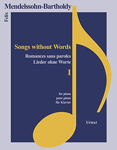 9783741914836: Lieder ohne Worte I (Classical Sheet Music)