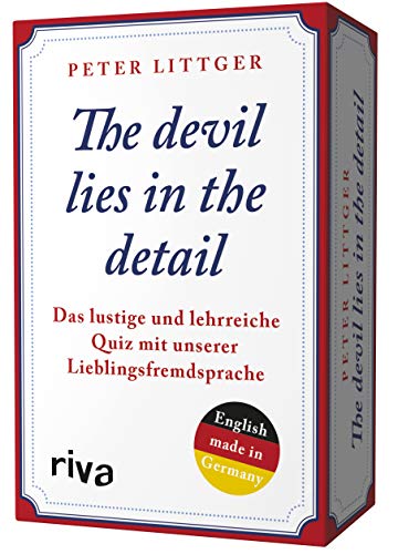 Stock image for The devil lies in the detail: Das lustige und lehrreiche Quiz mit unserer Lieblingsfremdsprache for sale by medimops