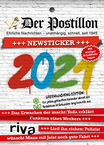 9783742313126: Der Postillon +++ Newsticker +++ 2021: Tagesabreikalender