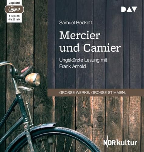 Imagen de archivo de Mercier und Camier: Ungekrzte Lesung mit Frank Arnold (1 mp3-CD) a la venta por medimops