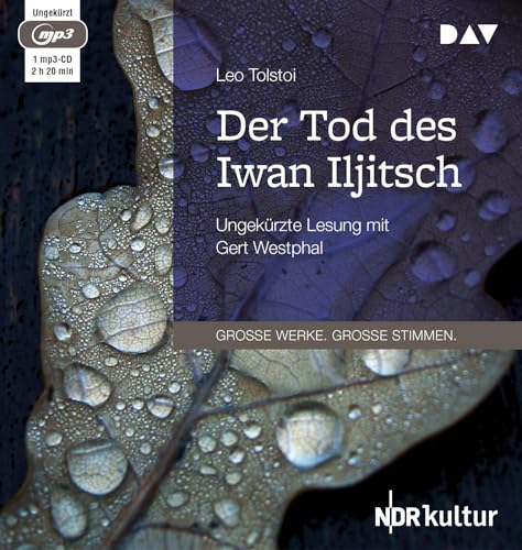 Beispielbild fr Der Tod des Iwan Iljitsch: Ungekrzte Lesung mit Gert Westphal (1 mp3-CD) zum Verkauf von medimops