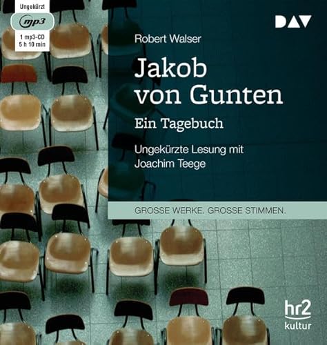 Imagen de archivo de Jakob von Gunten. Ein Tagebuch: Ungekrzte Lesung (1 mp3-CD) a la venta por medimops