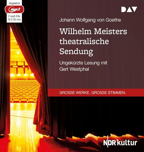 Beispielbild fr Wilhelm Meisters theatralische Sendung: Ungekrzte Lesung mit Gert Westphal (2 mp3-CDs) zum Verkauf von medimops