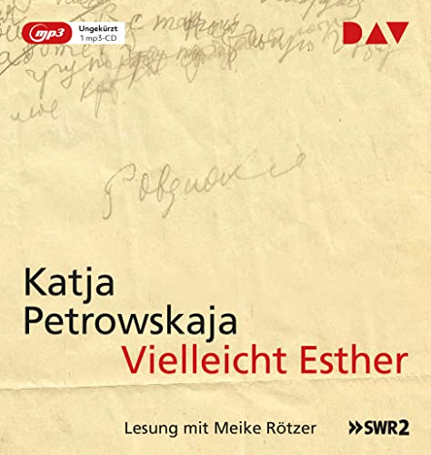 Beispielbild fr Vielleicht Esther: Ungekrzte Lesung mit Meike Rtzer (1 mp3-CD) zum Verkauf von medimops