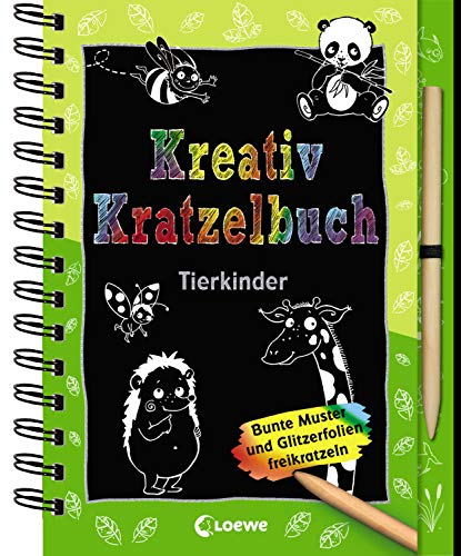 Stock image for Kreativ-Kratzelbuch: Tierkinder: ab 5 Jahre for sale by medimops