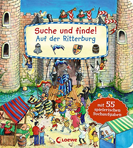 Stock image for Suche und finde! - Auf der Ritterburg: Mit 55 spielerischen Suchaufgaben for sale by medimops
