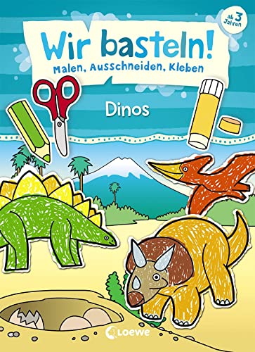 Stock image for Wir basteln! - Malen, Ausschneiden, Kleben - Dinos -Language: german for sale by GreatBookPrices