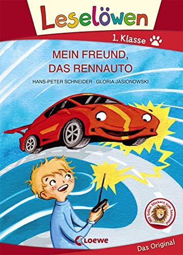 9783743206748: Leselwen 1. Klasse - Mein Freund, das Rennauto (Grobuchstabenausgabe): Erstlesebuch fr Kinder ab 6 Jahren