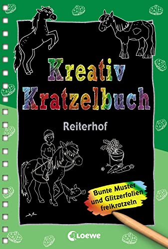 Stock image for Kreativ-Kratzelbuch: Reiterhof for sale by Blackwell's