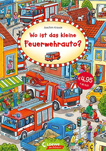 Stock image for Wo ist das kleine Feuerwehrauto?: Papp-Wimmelbuch für Kinder ab 2 Jahre for sale by AwesomeBooks