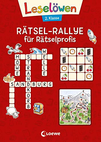 Stock image for Leselwen Rtsel-Rallye fr Leseprofis - 2. Klasse (Rot) for sale by GreatBookPrices