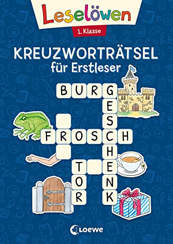 Stock image for Leselwen Kreuzwortrtsel fr Erstleser - 1. Klasse (Marineblau) for sale by GreatBookPrices