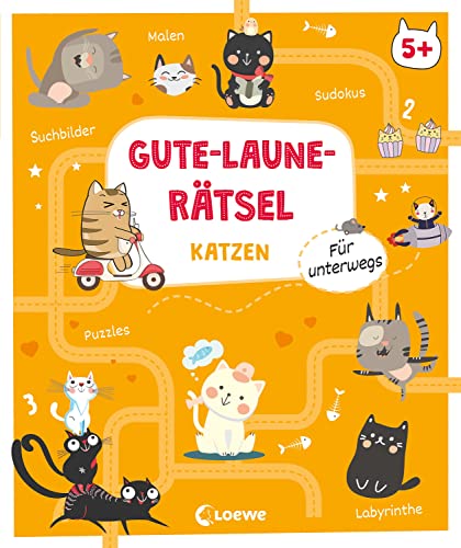 Stock image for Gute-Laune-Rtsel fr unterwegs - Katzen for sale by GreatBookPrices