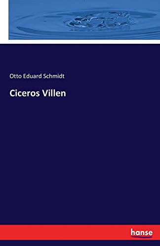 Imagen de archivo de Ciceros Villen (German Edition) a la venta por Book Deals