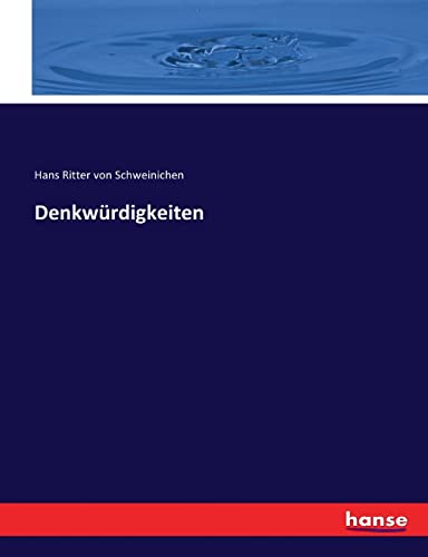 Imagen de archivo de Denkwrdigkeiten (German Edition) a la venta por Lucky's Textbooks
