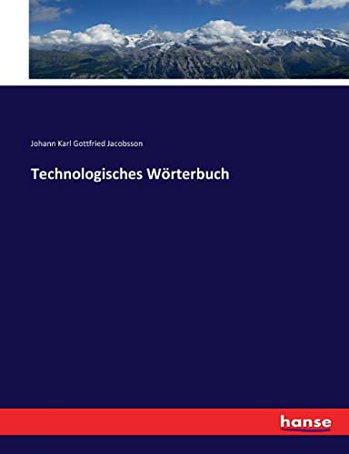 9783744702492: Technologisches Wrterbuch
