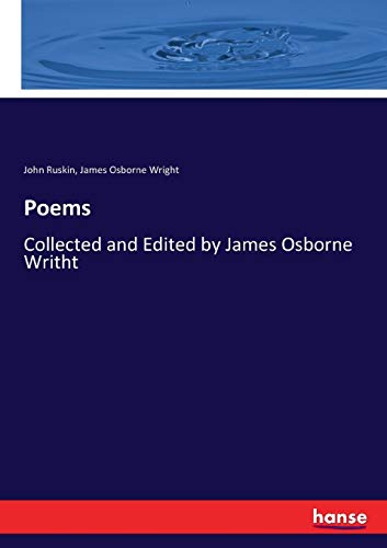 Stock image for Poems: Collected and Edited by James Osborne Writht for sale by Lucky's Textbooks