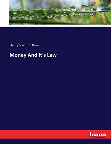 Stock image for Money And It's Law for sale by Lucky's Textbooks