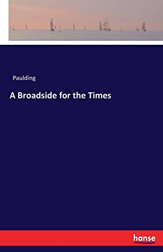 9783744732116: A Broadside for the Times