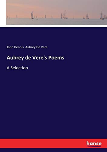 Stock image for Aubrey de Vere's Poems:A Selection for sale by Ria Christie Collections