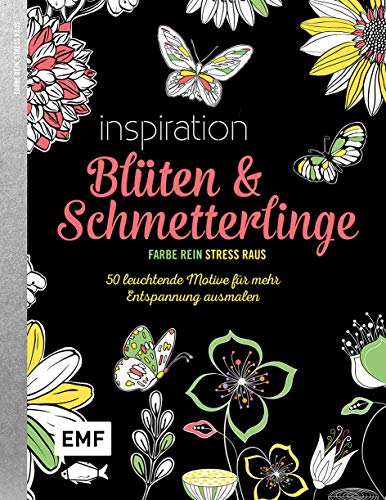 Beispielbild fr Black Edition: Blten und Schmetterlinge -Language: german zum Verkauf von GreatBookPrices