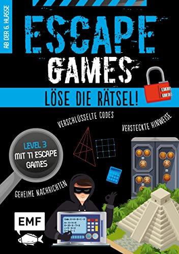 Beispielbild fr Escape Games Level 3 (blau) - Lse die Rtsel! - 12 Escape Games ab der 6. Klasse -Language: german zum Verkauf von GreatBookPrices