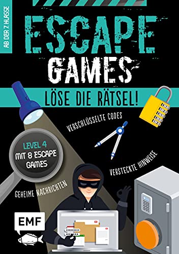 Stock image for Escape Games Level 4 (trkis) - Lse die Rtsel! - 8 Escape Games ab der 7. Klasse -Language: german for sale by GreatBookPrices