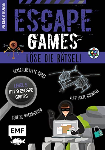 Beispielbild fr Escape Games Level 5 (lila) - Lse die Rtsel! - 9 Escape Games ab der 8. Klasse zum Verkauf von GreatBookPrices