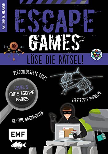 Stock image for Escape Games Level 5 (lila) - Lse die Rtsel! - 9 Escape Games ab der 8. Klasse for sale by GreatBookPrices