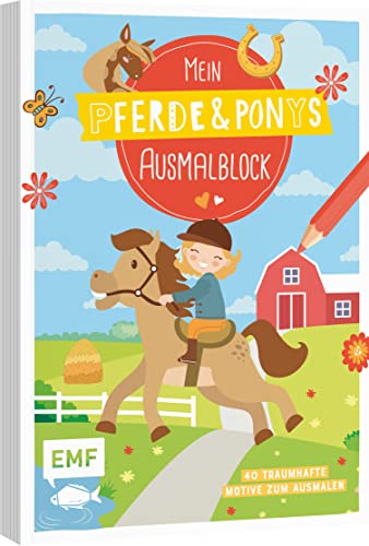 Beispielbild fr Mein Pferde & Ponys-Ausmalblock zum Verkauf von GreatBookPrices