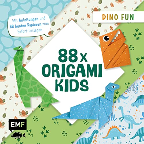 Beispielbild fr 88 x Origami Kids ? Dino Fun: Mit Anleitungen und 88 bunten Papieren zum Sofort-Loslegen zum Verkauf von medimops